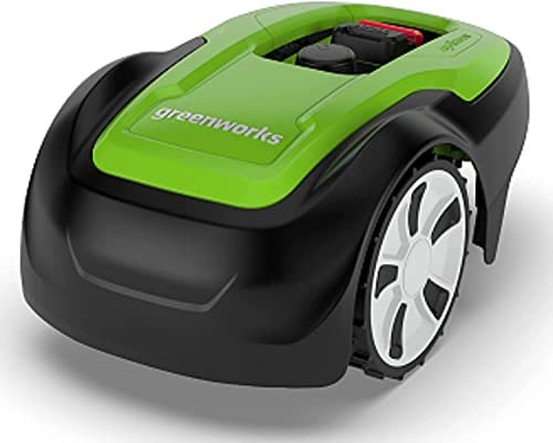Greenworks Optimow S robot cortacésped para áreas hasta 300m2, pendiente 30%, muy silencioso, control bluetooth, caracte...