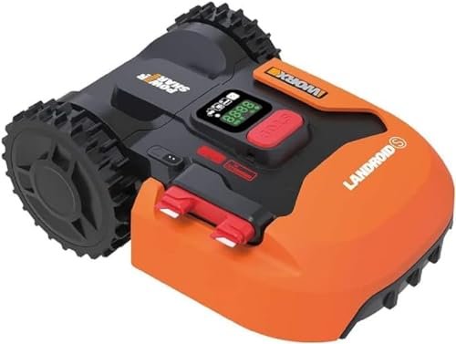 WORX Landroid S WR184E Robot cortacésped para jardines de hasta 400 m2 – 35% de inclinación – con conexión WiFi y plataf...